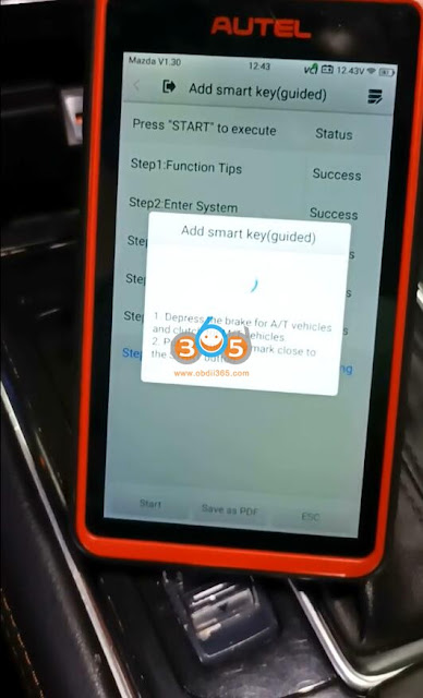 Autel KM100 Adds Mazda CX-5 2019 Key with Autel Key 7