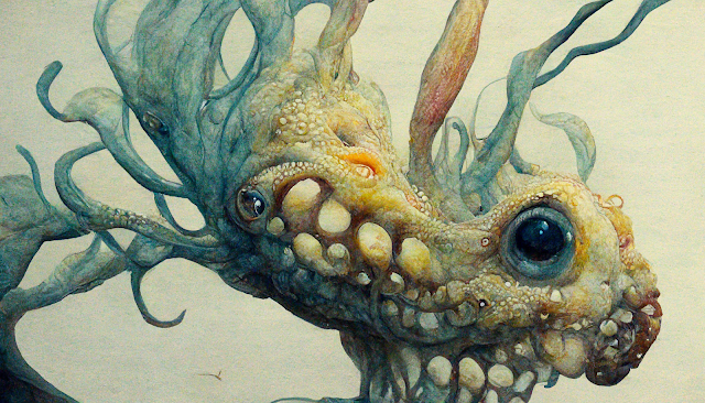 Scientific Drawings of Strange Alien Animals