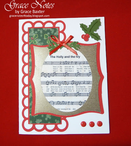 Holly and the Ivy Christmas card, designed by Grace Baxter