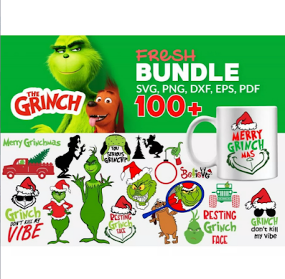 The Grinch Clipart SVG Free Digital files
