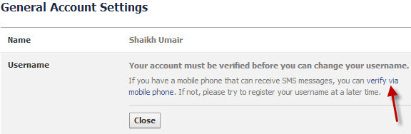Facebook-Username-Mobile-Confirmation