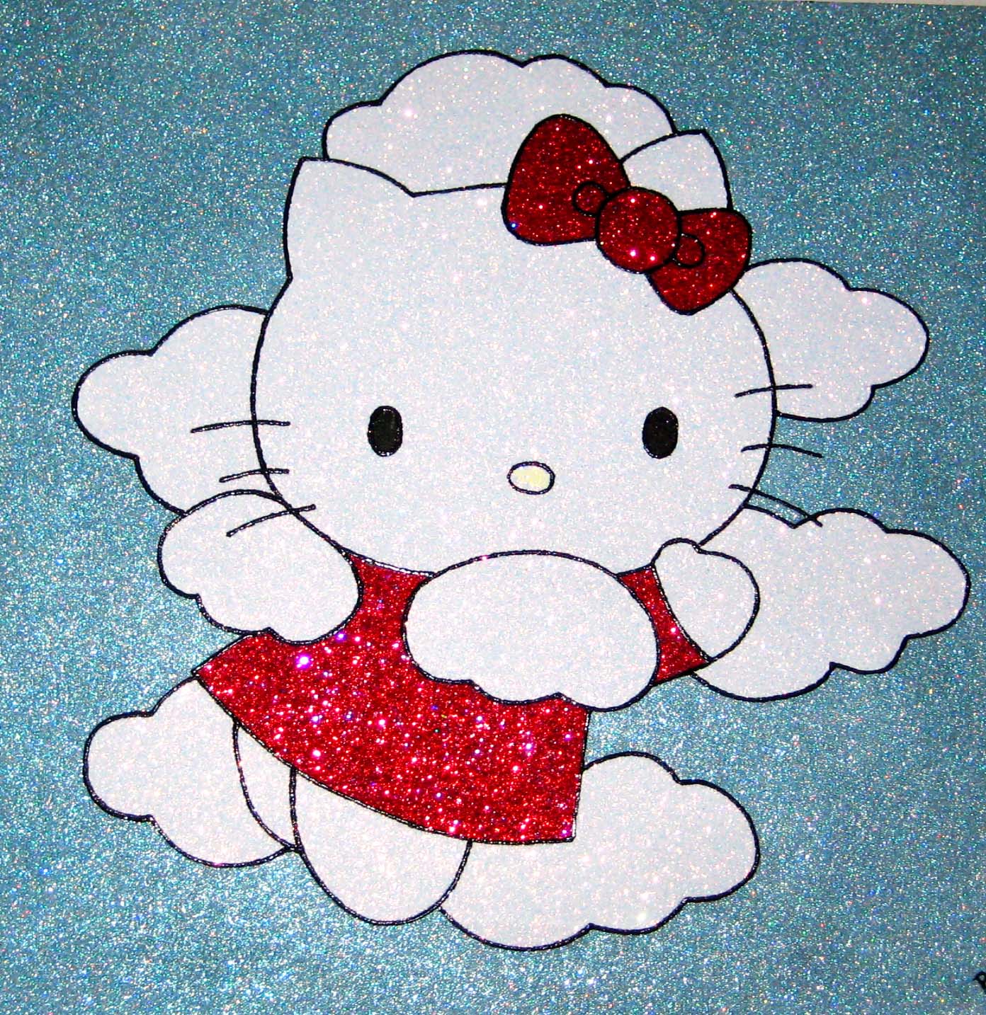 along the abstract way Chapter 15 Hello  Kitty  Glitter  Art