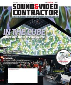 Sound & Video Contractor - May 2015 | ISSN 0741-1715 | TRUE PDF | Mensile | Professionisti | Audio | Home Entertainment | Sicurezza | Tecnologia
Sound & Video Contractor has provided solutions to real-life systems contracting and installation challenges. It is the only magazine in the sound and video contract industry that provides in-depth applications and business-related information covering the spectrum of the contracting industry: commercial sound, security, home theater, automation, control systems and video presentation.