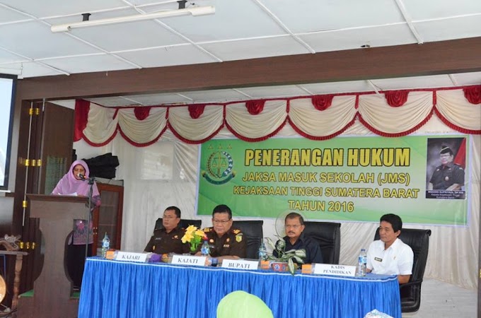 Kajati Sumbar Jadikan Padang Pariaman Pilot Project Penerangan Hukum Jaksa Masuk Sekolah