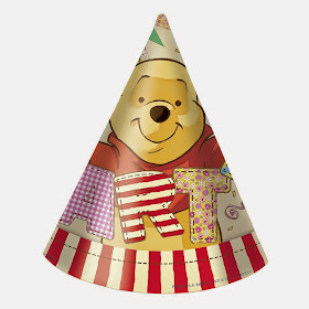 winnie the pooh, disney winnie pooh hats, caps, children birthday cone caps, cap and hat kids