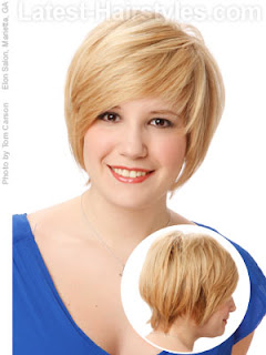 ... Hair Style: Hair cut for round face, chubby cheeks, pear shaped face