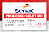 Senac-PR abre seletivo para Assistentes Administrativos! Salário de R$1.800,00 + benefícios