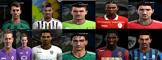 Pack de faces Serie A Pes 2013