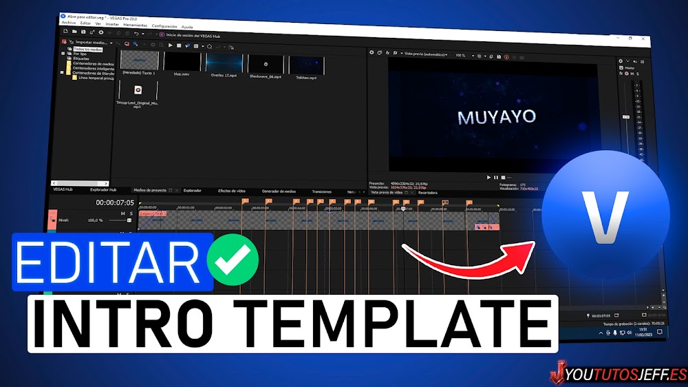 Editar Intro Template con SONY VEGAS 🔵 Editar Sony Vegas