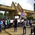 RUFUS GIWA POLYTECHNIC SHUT DOWN AFTER PROTESTING STUDENTS DESTROYED SCHOOL PROPERTIES