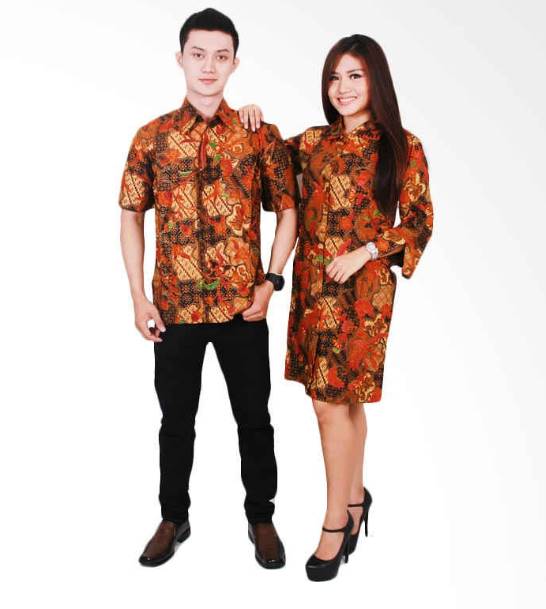 10 Model  Baju Batik  Sarimbit  Modern Terbaru  2021