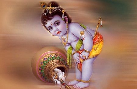 krishna bhagwan child matki picture