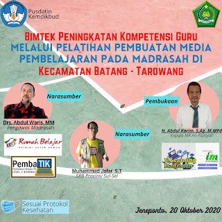BIMTEK PENINGKATAN KOMPETENSI GURU