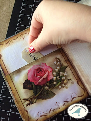 French Rose Junk Journal Tutorial : My Porch Prints