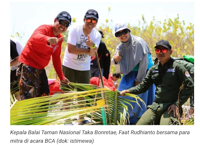 Balai TN.TBR Selayar, Gelar BCA 2019 di Pulau Latondu