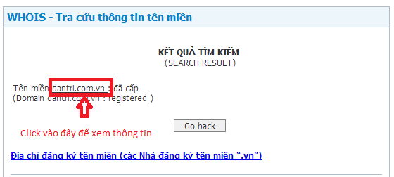 Cách tra cứu thông tin chi tiết một tên miền - Whois