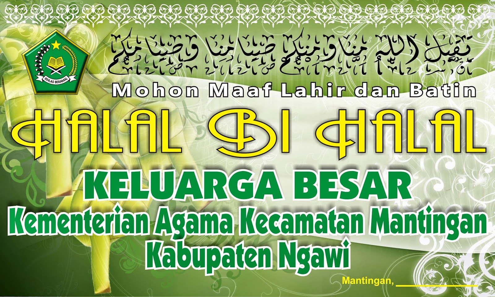 Download Background Halal Bi Halal Kemenag - Pesantren Temulus