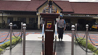 Kapolres Indramayu Pimpin Upacara Korps Raport Kenaikan Pangkat