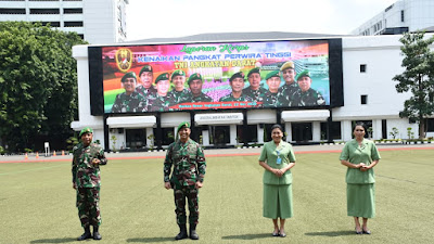 Kasad Terima Laporan Kenaikan Pangkat 70 Perwira Tinggi TNI AD,  1 Putra Asli Papua Naik Letjen