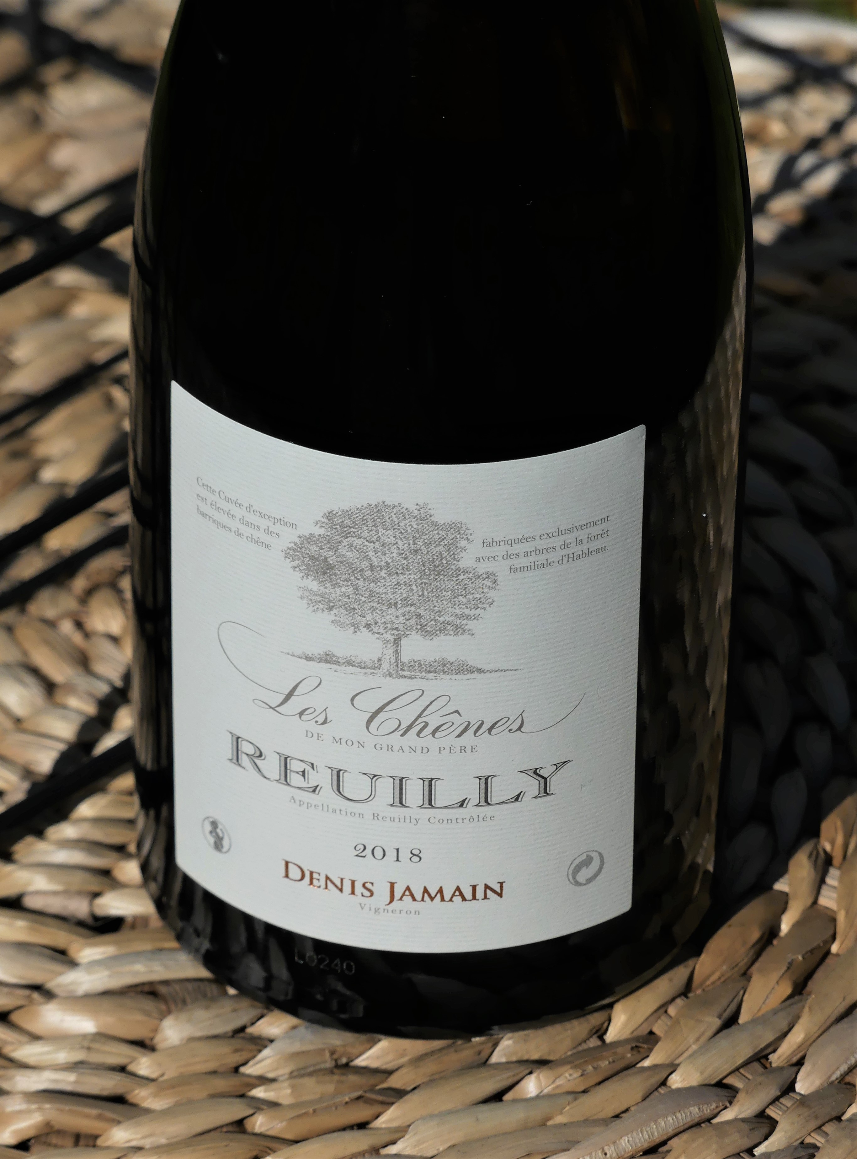 Denis Jamin vin blanc Reuilly Les Chênes