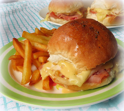 Chicken Cordon Bleu Sliders