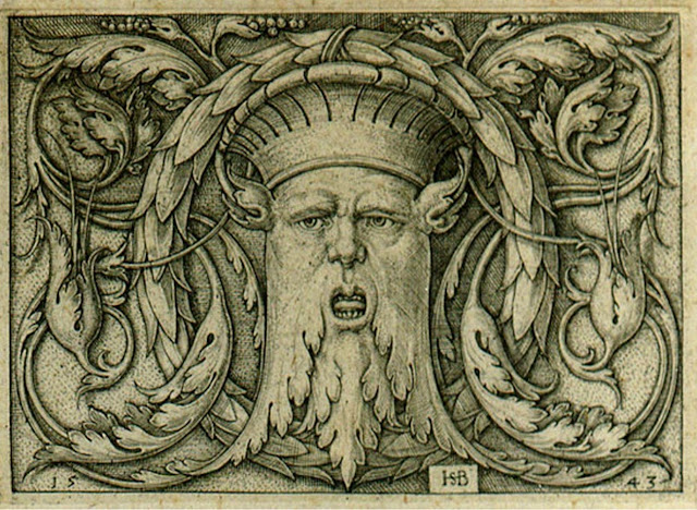 Рисунок Зеленого Человека. Бехам, (Ганс) Себальд, 1500–1550 гг.