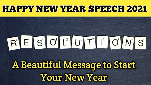 new year speech, new year motivational speech