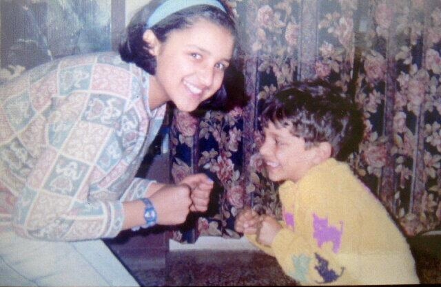 Bollywood Actress Parineeti Chopra Childhood Pic with Younger Brother Shivang Chopra | Bollywood Actress Parineeti Chopra Childhood Photos | Real-Life Photos