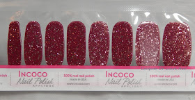 glitter holo nail wrap incoco holiday nail applique