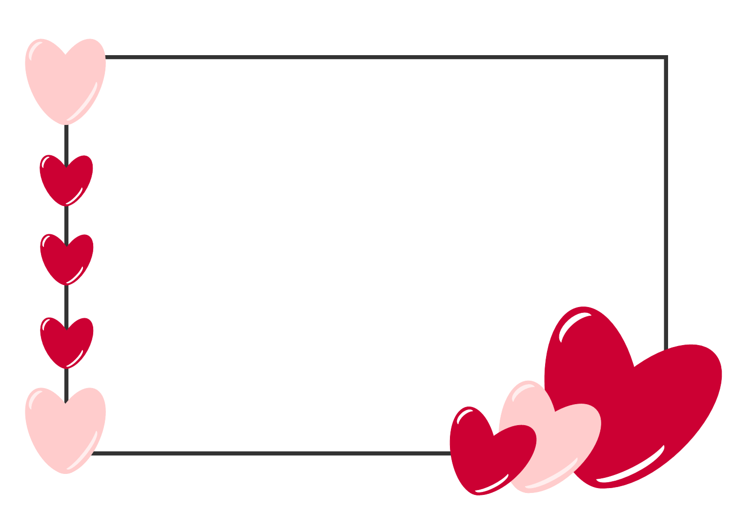 Free Clipart N Images: Free Valentine Card Template