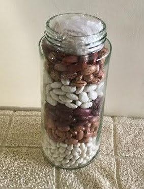 Bean soup mix gift jar