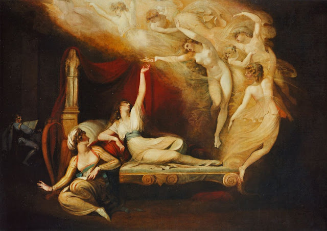 Queen Katherine's Dream, Henri Fuseli,painting