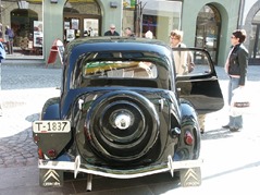 Citroen Traction 11 BL porte de malle ouvrante