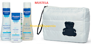 Logo Mustela: vinci gratis i Vanity Travel Set