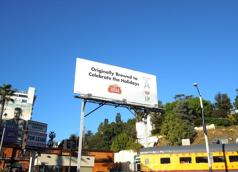 Stella Artois Celebrate Holidays billboard