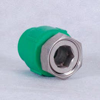 PPR Metal Reducer With Cap Nut