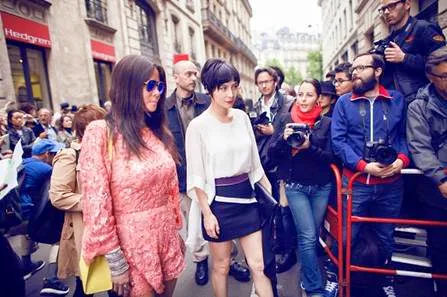 Josie Ho and Yvette Yung Paris Street Fashion