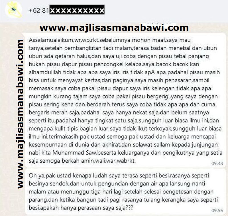 Testimoni Murid IHIB Belajar Ilmu Selamat Ilmu Kebal Iris