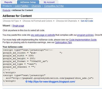 AdSense Code in Blogger Post Body