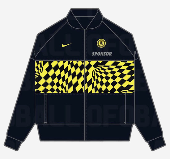 Chelsea 21 22 Collection Leaked Optical Illusion Black Yellow To Be Used For 21 22 Kit Footy Headlines