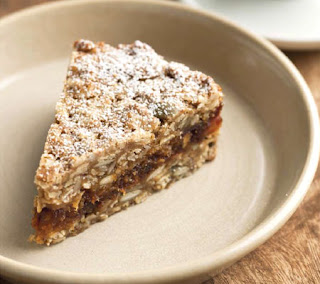 Date, Apricot, Orange and Cardamom Flapjack Shortcake Tart Recipe