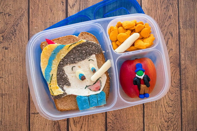 How to Make a Disney Pinocchio School Lunch Idea!