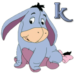 Abecedario de Igor de Winnie the Pooh.