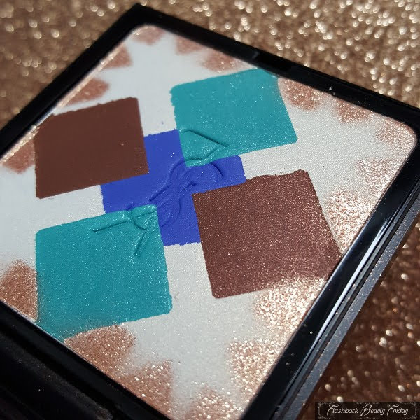 close up of tilted eyeshadow palette from 2007 YSL limited edition collection