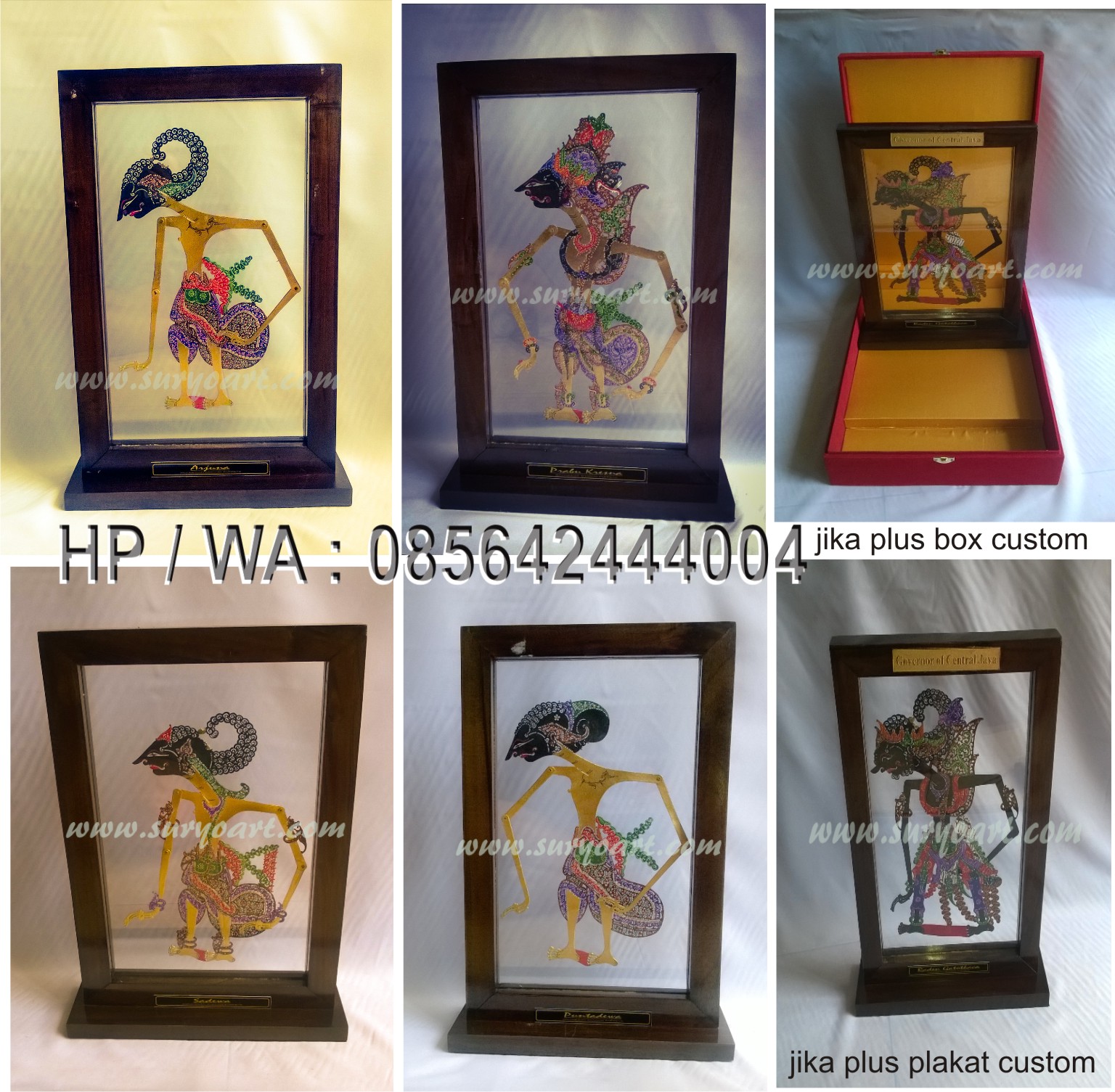  Kerajinan  Wayang  Kulit Souvenir  Khas Jawa SURYO ART 