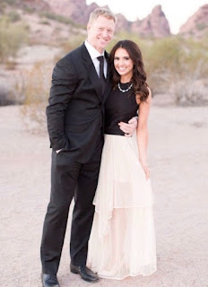 Scott Frost with his wife Ashley Neidhardt