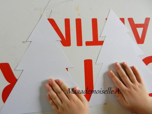 || Activité/DIY : Sapin de Noël fait maison, en papier