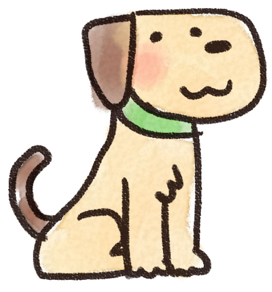 犬のイラスト 動物 ゆるかわいい無料イラスト素材集 犬のイラスト 動物 ゆるかわいい無料イラスト素材集