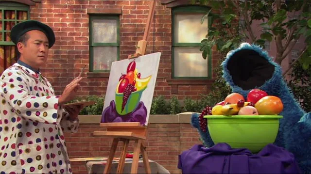 Sesame Street Episode 4714 Painting with Cookie Monster