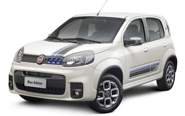 Novo Fiat Uno Sporting 2016 Blue Edition